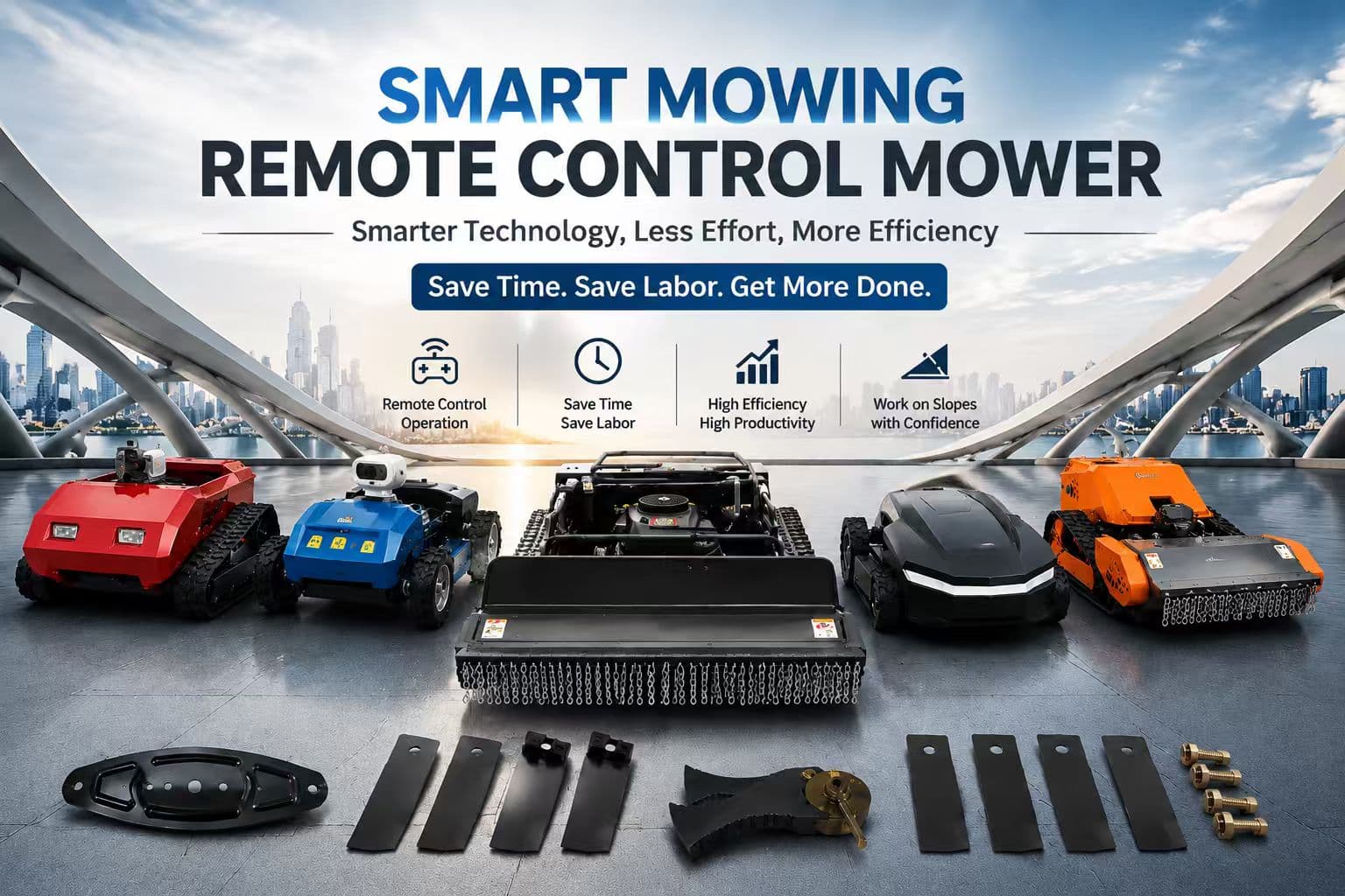 TOMAI mower range